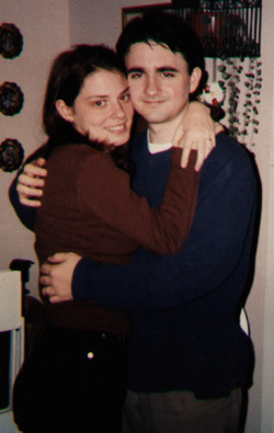 Steve and his wife (she's the one on the left)